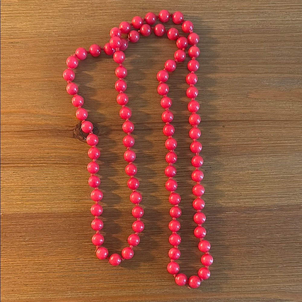 Red Beaded Necklace